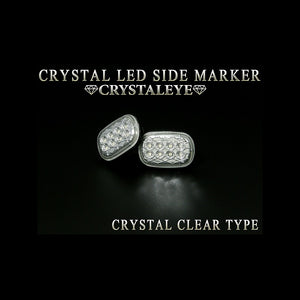 CRYSTAL EYE LED SIDE MARKER CRYSTAL CLEAR TYPE FOR TOYOTA ARISTO 16  D019CL