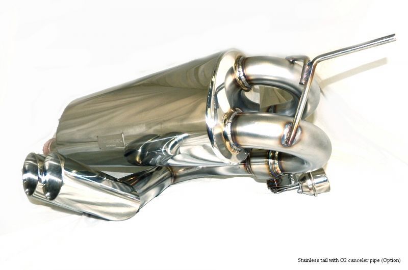 KREISSIEG CAT-BACK F1 SOUND VALVETRONIC EXHAUST SYSTEM STAINLESS STEEL FLOATING CURL TAIL SANDBLASTED KSG LOGO MARK FOR LOTUS ELISE TOYOTA 1ZR LTEL-06-STAINLESS