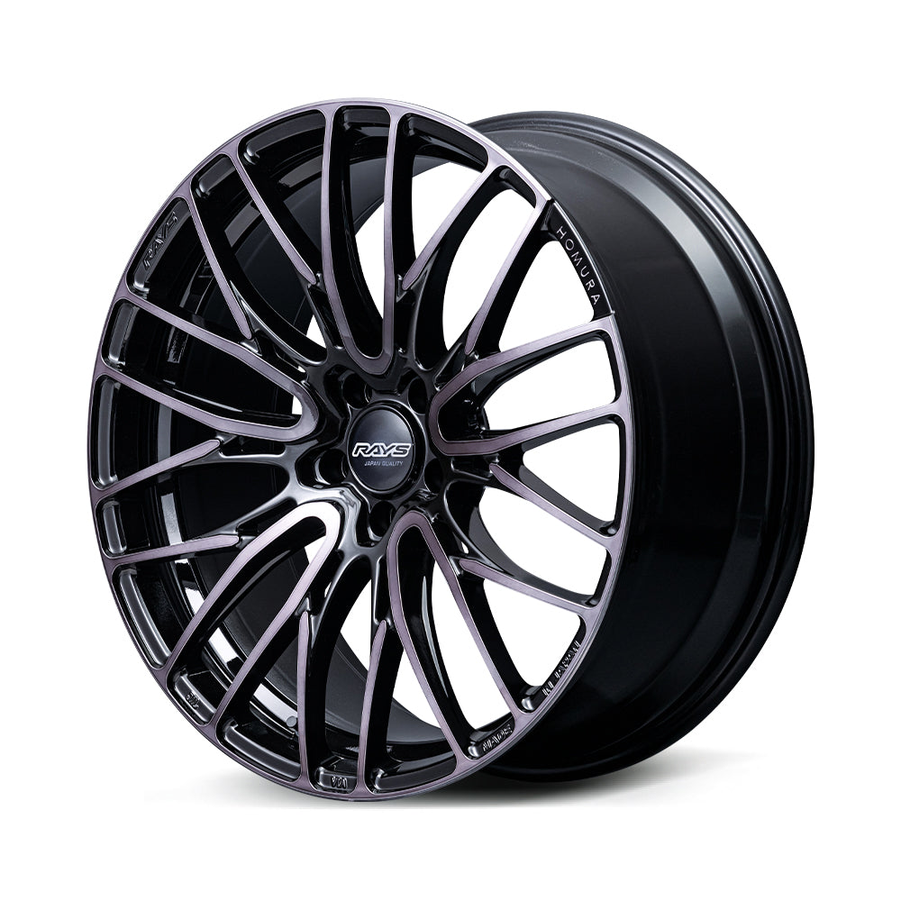 RAYS HOMURA 2X10BD BLACK CLEAR EDITION 19X8J +45 5X100 GLOSSY BLACK/BLACK CLEAR (BFJ) FOR  27299804596BFJ