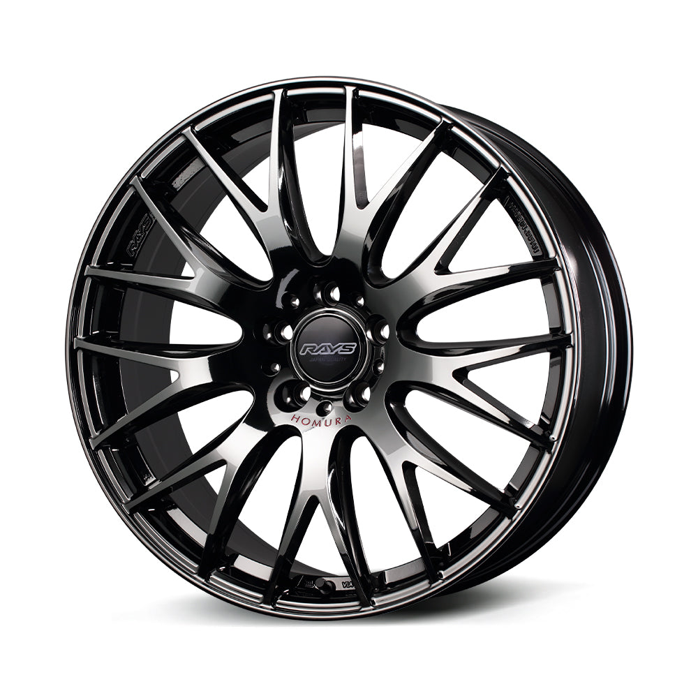 RAYS HOMURA 2X9PLUS JET BLACK EDITION IV 18X8J +44 5X100 BLACK CHROME COATING/RAP(Y8J) FOR  27328804996Y8J