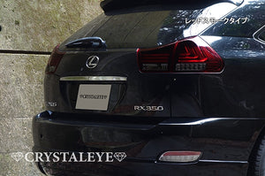 CRYSTAL EYE LEXUS STYLE FIBER LED TAIL LAMP V3 FLOWING TURN SIGNAL BLACK (BK) FOR TOYOTA HARRIER 30  S205-BK