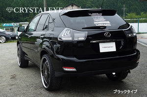 CRYSTAL EYE LEXUS STYLE FIBER LED TAIL LAMP V3 FLOWING TURN SIGNAL RED SMOKE (RS) FOR TOYOTA HARRIER 30  S205-RS