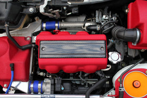 BACK YARD SPECIAL ENGINE COVER VER.R 2 COLORS TWILL CARBON & RED CRYSTAL PAINT FINISH FOR HONDA S660 JW5 DBA-3BA MT-CVT BACK-YARD-SPECIAL-00027