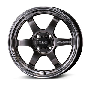 RAYS VOLK RACING TE37KCR PROGRESSIVE MODEL 15X5J +45 4X100 BLACK RIM FDMC(KF) 06695504592KF