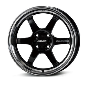 RAYS VOLK RACING TE37KCR PROGRESSIVE MODEL 15X5.5J +45 4X100 SHINING BLACK METAL RIM FDMC(HF) 06695554592HF