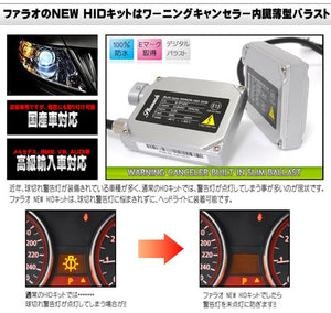 CRYSTAL EYE PHARAOH NEW HID KIT HB3 6500 KELVIN WITH BUILT-IN BULB FAILURE WARNING CANCELLER FOR  C022HI