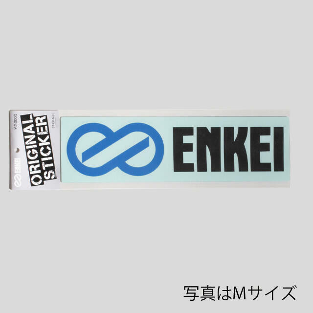 ENKEI ENKEI LOGO STICKER BLUE X BLACK M ST-EK-MB