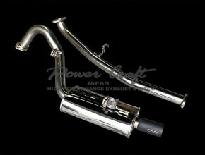 POWER CRAFT EXHAUST MUFFLER SYSTEM ABOVE DIFFERENTIAL WITH TITAN TAIL FOR TOYOTA AE86 P-TO010105