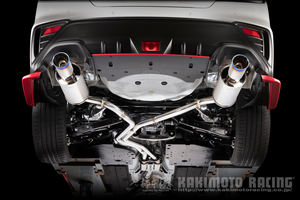 KAKIMOTO RACING REGU.06 & R DUAL CENTER EXHAUST FOR SUBARU WRX S4 VBH 2.4 TURBO FA24 B22364W