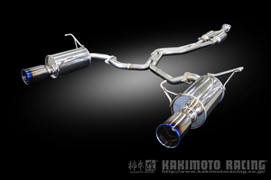 KAKIMOTO RACING REGU.06 & R DUAL CENTER EXHAUST FOR SUBARU WRX S4 VBH 2.4 TURBO FA24 B22364W