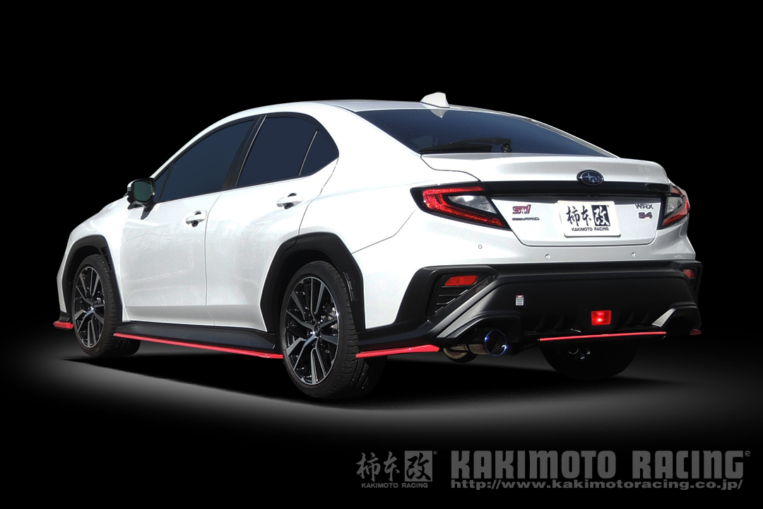 KAKIMOTO RACING CUSTOM MUFFLER EXHAUST FOR SUBARU WRX S4 VBH FA24 BCO364