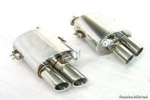 KREISSIEG F1 SOUND VALVETRONIC EXHAUST SYSTEM TITANIUM FLOATING CURL TAIL SANDBLASTED KSG LOGO MARK FOR FERRARI F575M  F575-01-TITANIUM