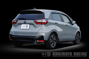 KAKIMOTO RACING GTBOX 06&S EXHAUST FOR HONDA FIT E: HEV GR3 FIT GS4 1.5 NA HYBRID LEB-H5 1.5 NA L15Z H443146