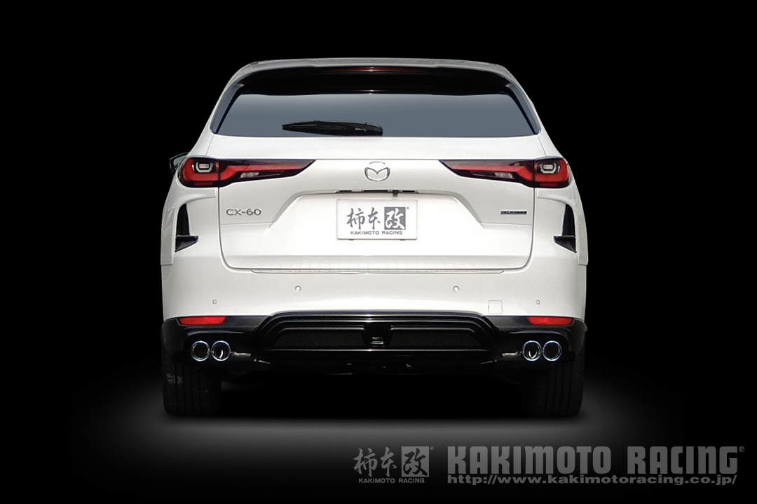 KAKIMOTO RACING CLASS KR AUTOEXE FOR VEHICLES WITH MUFFLER GARNISH EXHAUST FOR MAZDA CX-60 KH3P T3-VPTS Z71350