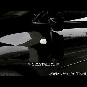 CRYSTAL EYE LED SIDE MARKER CRYSTAL CLEAR TYPE FOR TOYOTA ARISTO 16  D019CL