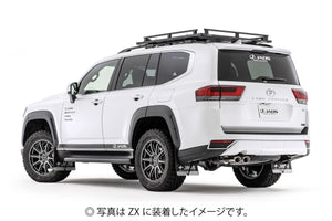 JAOS OVERFENDERS TYPE-S PAINTED MATTE BLACK FOR LAND CRUISER 300 SERIES GR SPORT B133052MB