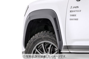 JAOS OVERFENDERS TYPE-S PAINTED MATTE BLACK FOR LAND CRUISER 300 SERIES GR SPORT B133052MB