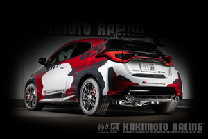 KAKIMOTO RACING CUSTOM MUFFLER EXHAUST FOR TOYOTA GR YARIS GXPA16 24/4- M/C AFTER G16E-GTS TCO3193