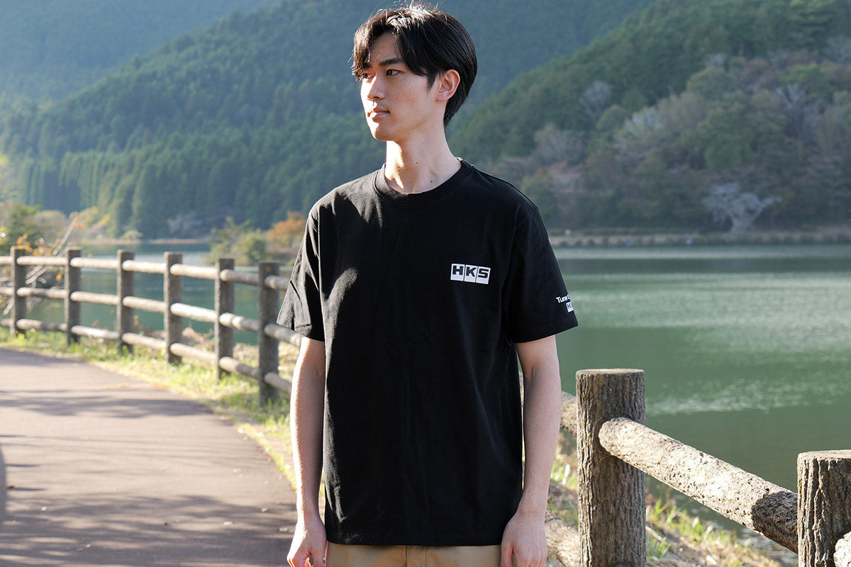 HKS T-SHIRT POWER SPORTS BLACK 2L 51007-AK635