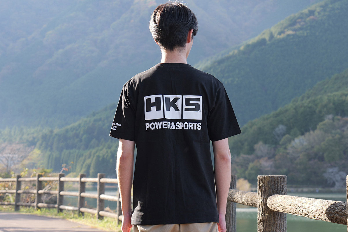 HKS T-SHIRT POWER SPORTS BLACK 3L 51007-AK636