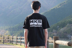 HKS T-SHIRT POWER SPORTS BLACK L 51007-AK634