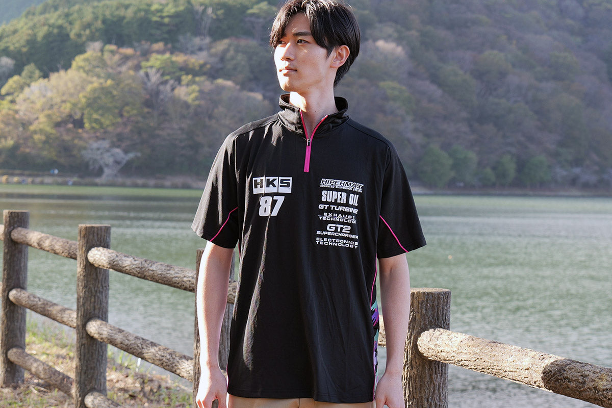 HKS TEAM HALF ZIP POLO SHIRT 2025 51007-AK701