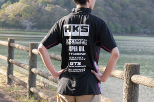 HKS TEAM HALF ZIP POLO SHIRT 2025 51007-AK701