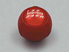 MUGEN LEATHER SHIFT KNOB BLACK FOR HONDA CIVIC TYPE R FL5 54102-XMEB-K0S0-BK