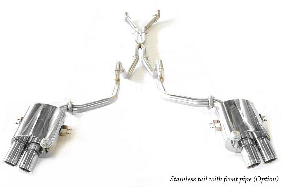 KREISSIEG F1 SOUND VALVETRONIC EXHAUST SYSTEM TITANIUM FLOATING CURL TAIL SANDBLASTED KSG LOGO MARK FOR FERRARI F575M  F575-01-TITANIUM