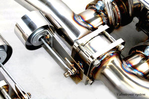 KREISSIEG F1 SOUND VALVETRONIC EXHAUST SYSTEM STAINLESS STEEL FLOATING CURL TAIL SANDBLASTED KSG LOGO MARK FOR FERRARI F612 SCAGLIETTI F612-01-STAINLESS-SCAGLIETTI