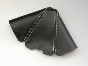 ZOOM ENGINEERING EUNOS NA ROASTER MANUAL CAR SHIFT BOOTS SYNTHETIC LEATHER BLACK COLOR WHITE STITCH FOR MAZDA MX-5 MIATA 8492