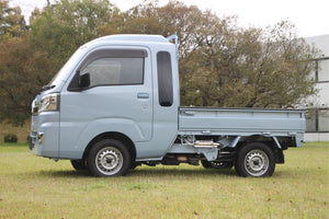 FUJITSUBO AK POLISHED SILENCER MODEL FRONT MUFFLER REAR EXHAUST FOR DAIHATSU HIJET TRUCK JUMBO 4WD S510P KF 740-71802