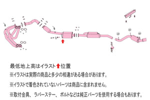 FUJITSUBO EXH PERFORMANCE UNIT FOR TOYOTA ZN8 GR86 ZD8 BRZ MT 050-23215