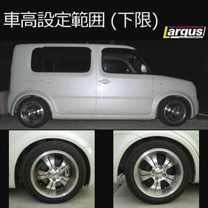 LARGUS SPEC S COILOVER KIT FOR NISSAN CUBE BZ11 2WD 01011207010-QQ-631