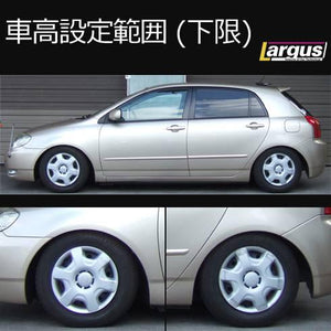 LARGUS SPEC S COILOVER KIT FOR TOYOTA COROLLA RUNX ZZE123 2WD 01011209046-QQ-234
