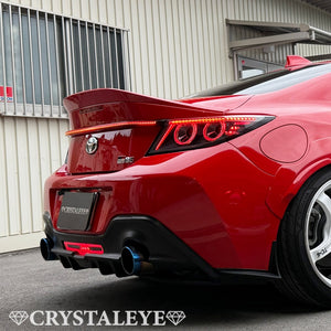 CRYSTAL EYE FIBER LED TRUNK GARNISH CLEAR FOR TOYOTA GR86 ZN8 SUBARU BRZ ZD8 J386-CLEAR