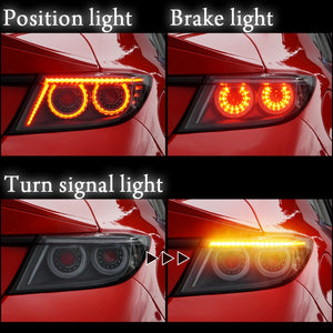 CRYSTAL EYE VULCAN FIBER LED TAIL LAMP & FIBER LED TRUNK GARNISH SET CLEAR TAIL LAMPS CLEAR GARNISH FOR TOYOTA GR86 ZN8 SUBARU BRZ ZD8 J350-CL-CL