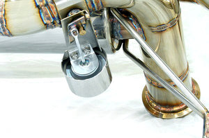 KREISSIEG F1 SOUND VALVETRONIC EXHAUST SYSTEM STAINLESS STEEL FLOATING CURL TAIL SANDBLASTED KSG LOGO MARK FOR LAMBORGHINI GALLARDO SPIDER LP570-4 LAG-14-STAINLESS