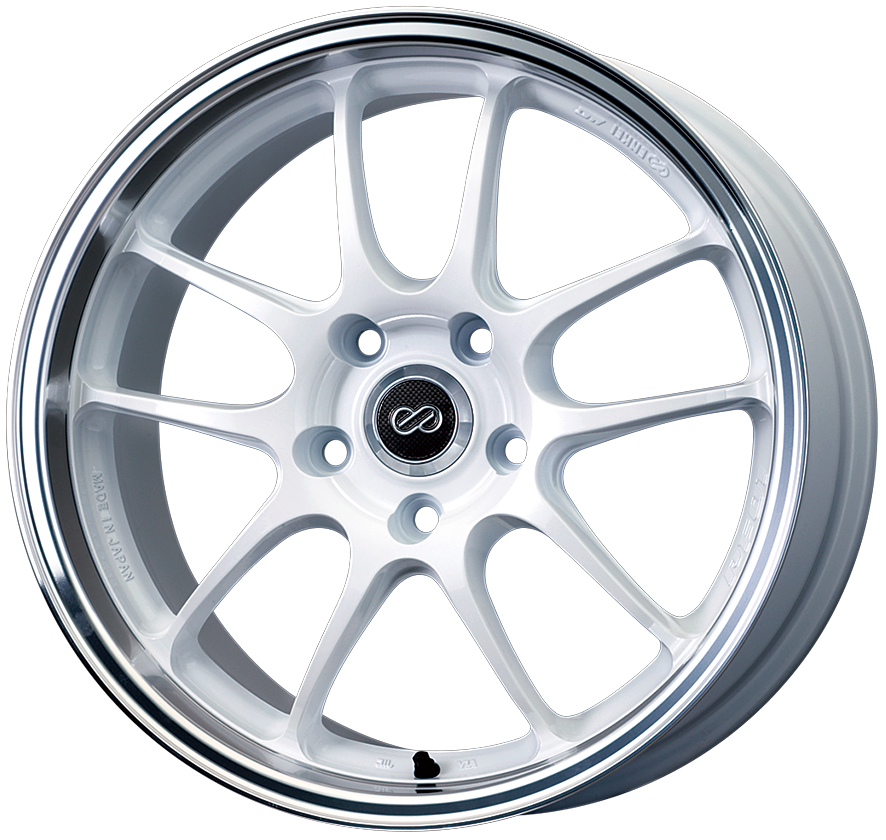 ENKEI PERFORMANCELINE PF01SS 17X9J 114.3X5 60 PEARL MACHINED WHITE ENKEI-01320