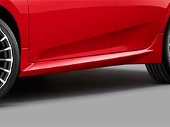 MUGEN SIDE SPOILER PLATINUM WHITE PEARL FOR HONDA CIVIC HATCHBACK FK7 70219-XNCD-K1S0-PZ