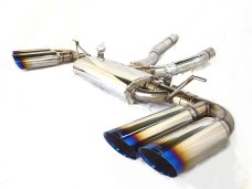 KREISSIEG CAT-BACK F1 SOUND VALVETRONIC EXHAUST SYSTEM TITANIUM FLOATING CURL TAIL SANDBLASTED KSG LOGO MARK TURBO MODEL FOR PORSCHE 958 CAYENNE TURBO  958-01-TITANIUM-TURBO