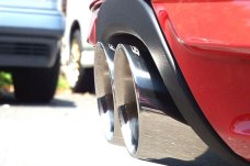 KREISSIEG FIRST CAT-BACK F1 SOUND VALVETRONIC EXHAUST SYSTEM STAINLESS STEEL FLOATING CURL TAIL SANDBLASTED KSG LOGO MARK FOR PORSCHE 981 BOXTER 2.7  P981BX-01-STAINLESS