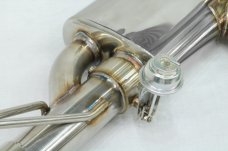 KREISSIEG CAT-BACK F1 SOUND VALVETRONIC EXHAUST SYSTEM STAINLESS STEEL FLOATING CURL TAIL SANDBLASTED KSG LOGO MARK TURBO MODEL FOR PORSCHE 955 CAYENNE TURBO  PCAYS-01-STAINLESS-TURBO