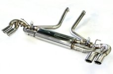 KREISSIEG CAT-BACK F1 SOUND VALVETRONIC EXHAUST SYSTEM STAINLESS STEEL FLOATING CURL TAIL SANDBLASTED KSG LOGO MARK GTS MODEL FOR PORSCHE 957 CAYENNE GTS  PCAYTE-01-STAINLESS-GTS