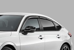 MUGEN VENTILATED VISOR FOR HONDA CIVIC TYPE R FL5 72400-XNR-K1S0 - Black Hawk Japan