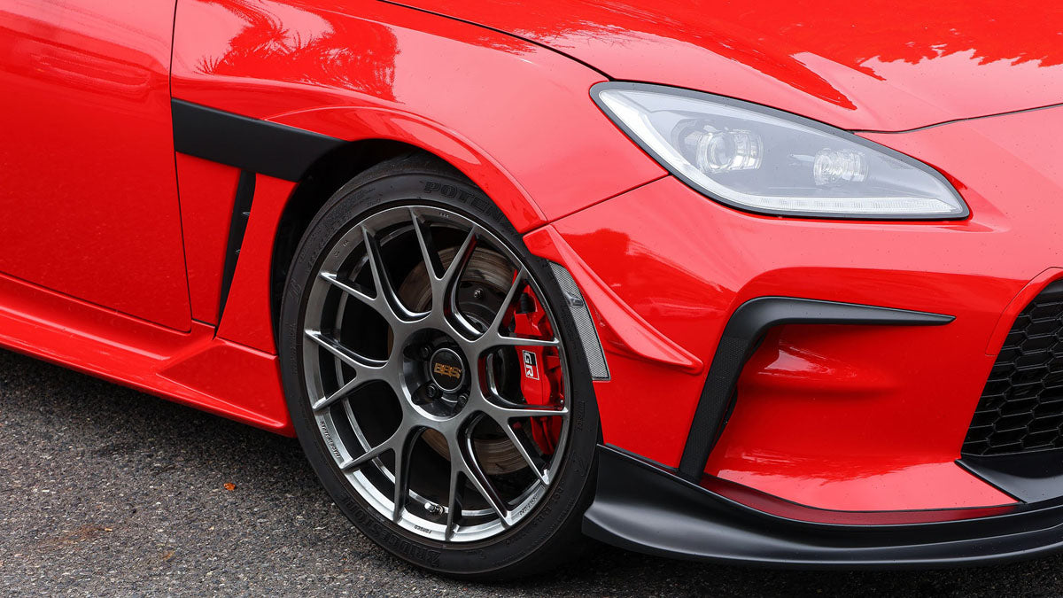 SARD GT1 FRONT FENDER CANARD SET CRYSTAL BLACK SILICA FOR TOYOTA GR86 ZN8 81115