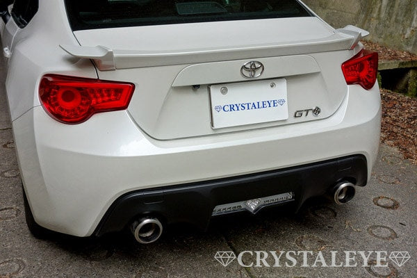 CRYSTAL EYE FIBER LED REAR FOG LAMP RED TYPE FOR TOYOTA 86 SUBARU BRZ J001IR