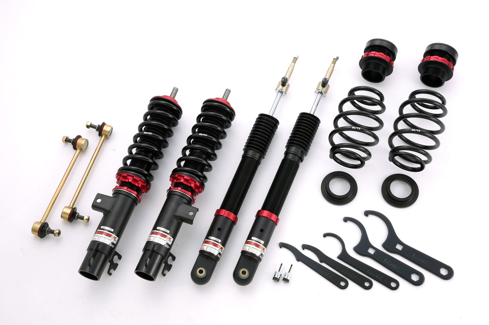 BLITZ ZZ-R COILOVER SUSPENSION SET FOR VOLKSWAGEN POLO COMFORTLINE ABA-6RCGG CGG 92449
