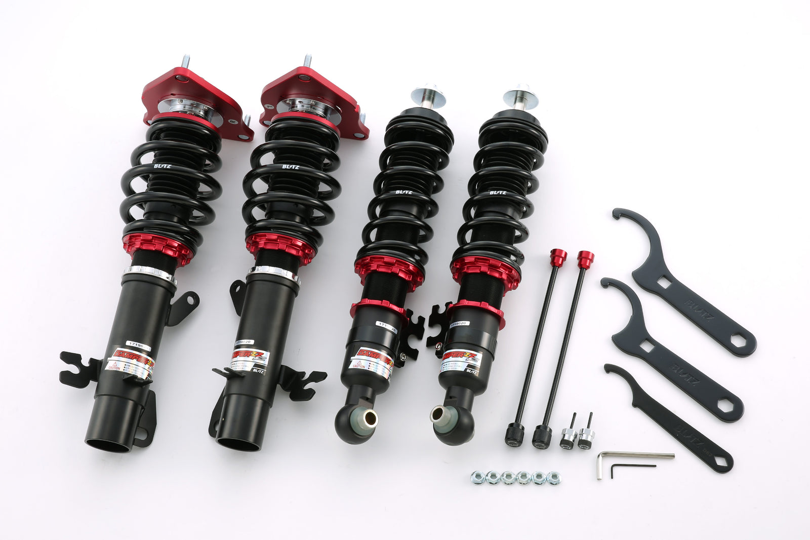 BLITZ ZZ-R COILOVER SUSPENSION SET FOR BMW MINI COOPER CONVERTIBLE (R52) GH-RF16 W10B16A 92484