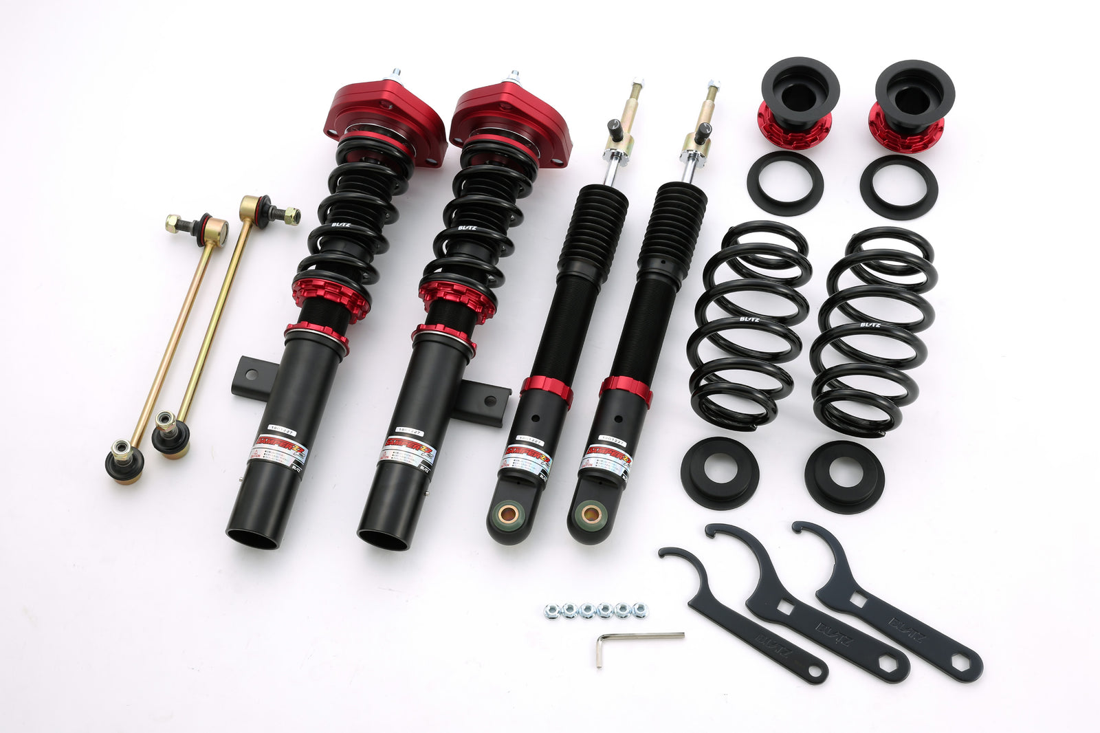 BLITZ ZZ-R COILOVER SUSPENSION SET FOR VOLKSWAGEN GOLF VI TSI COMFORTLINE ABA-1KCAX DBA-1KCAX CAX 92485